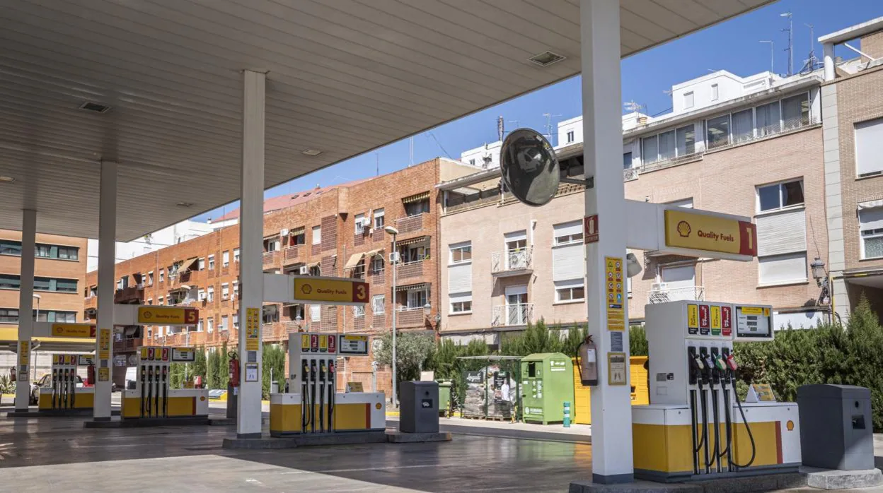 Imagen de archivo de una gasolinera ubicada en la ciudad de Valencia