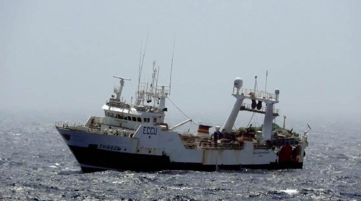 El barco Villa de Pitanxo, en una imagen de archvio