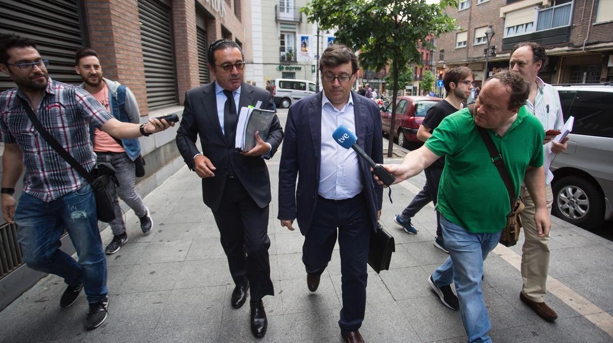 Rafael Delgado acude a los juzgados de Valladolid, en una imagen de archivo