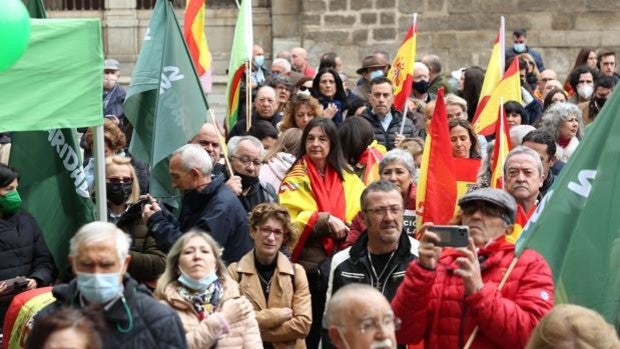 Vox protesta en Toledo contra el Gobierno y la subida de los precios