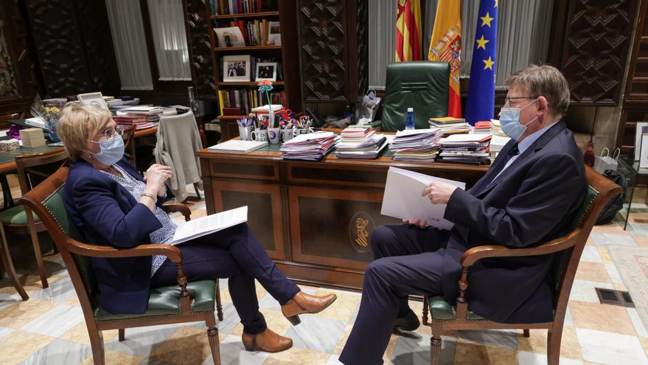 Ximo Puig habla sobre los plazos para superar la pandemia del coronavirus a la espera del final de la mascarilla en interiores