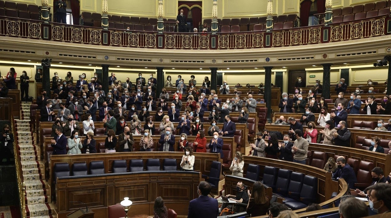 Foto de archivo del hemiciclo del Congreso de los Diputados