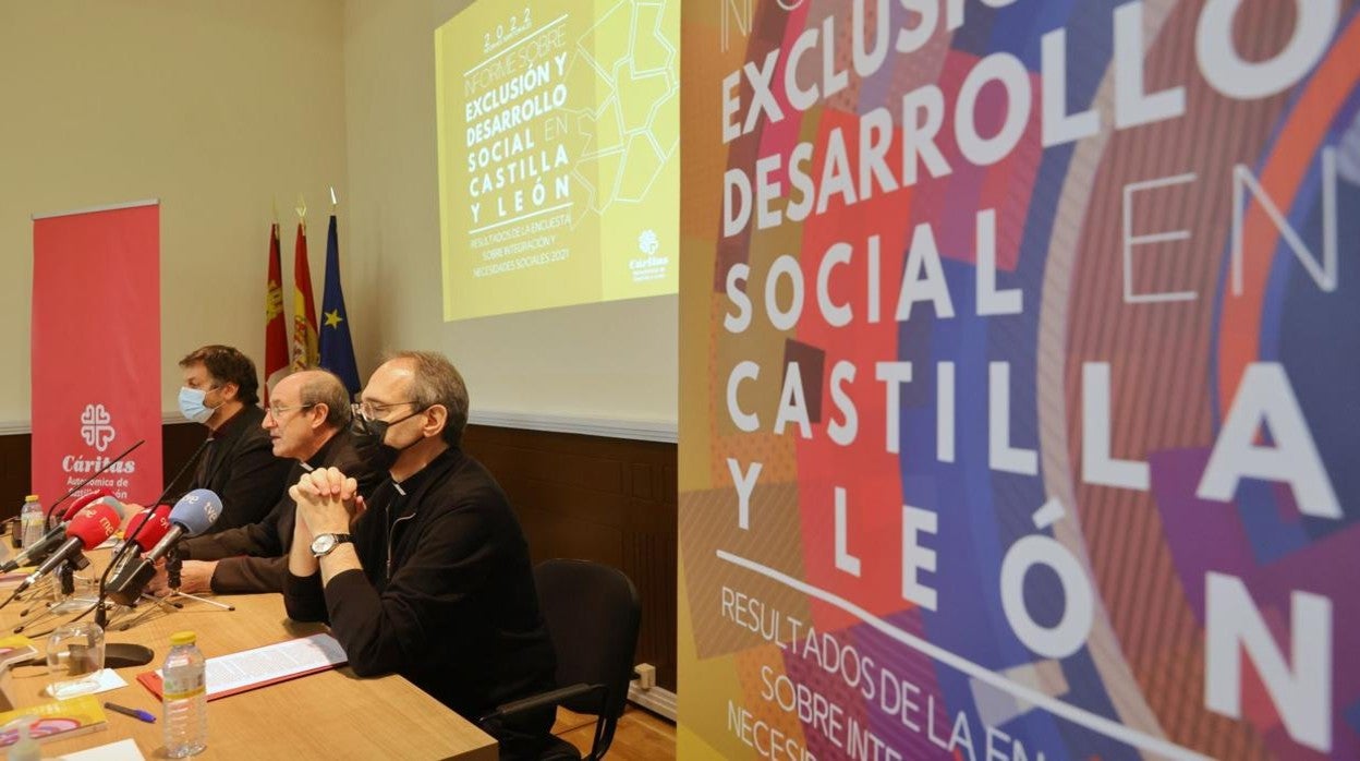 Presentación en Valladolid del informe sobre exclusión y desarrollo social en Castilla y León elaborado por Foessa y Cáritas