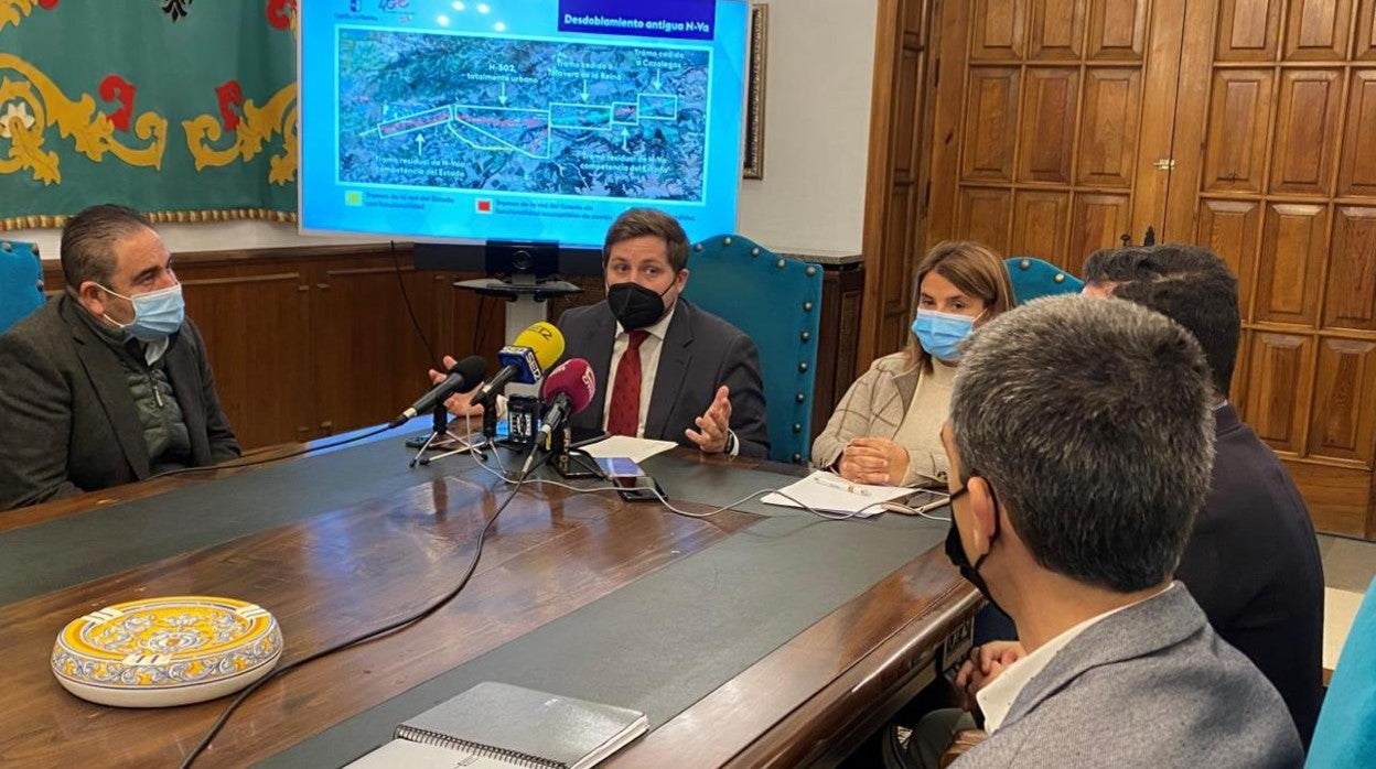 Nacho Hernando, durante la rueda de prensa posterior al encuentro