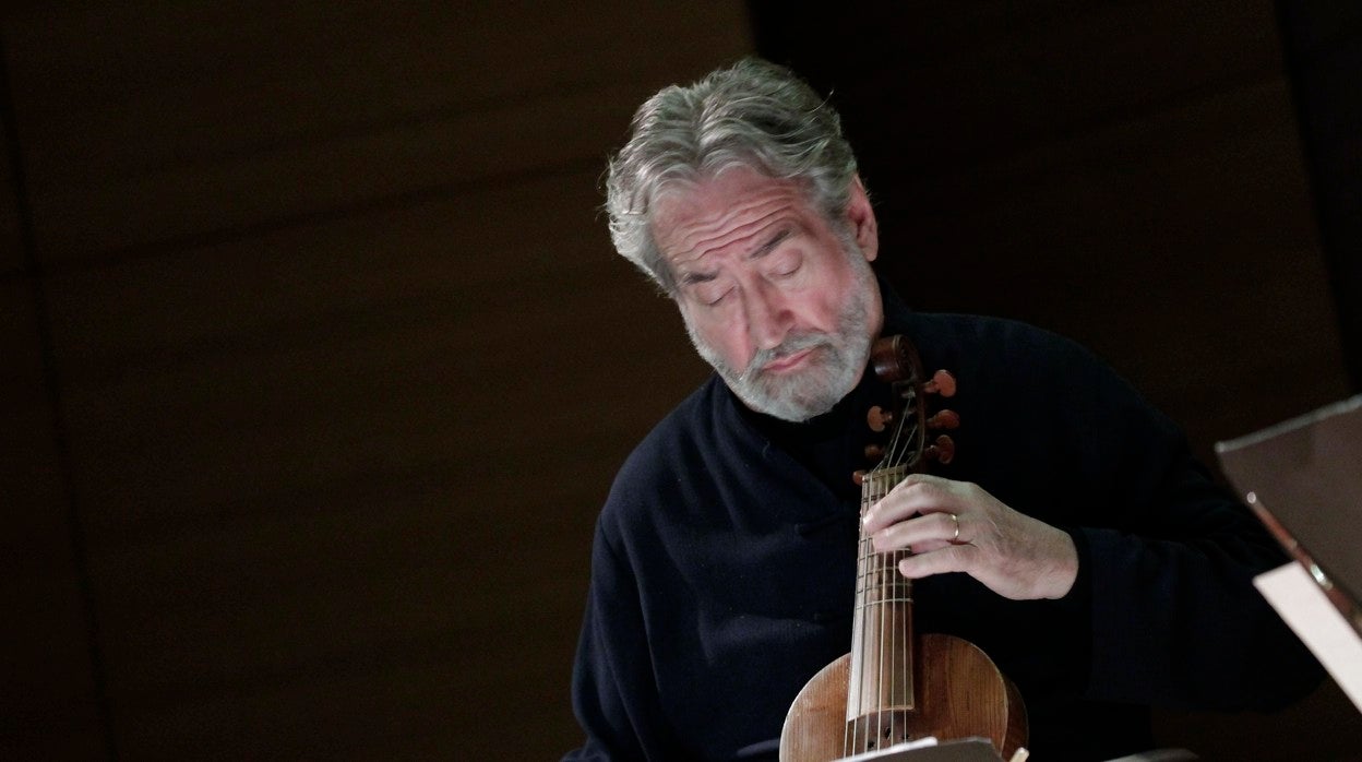 Jordi Savall, el pasado 15 de marzo durante una actuación