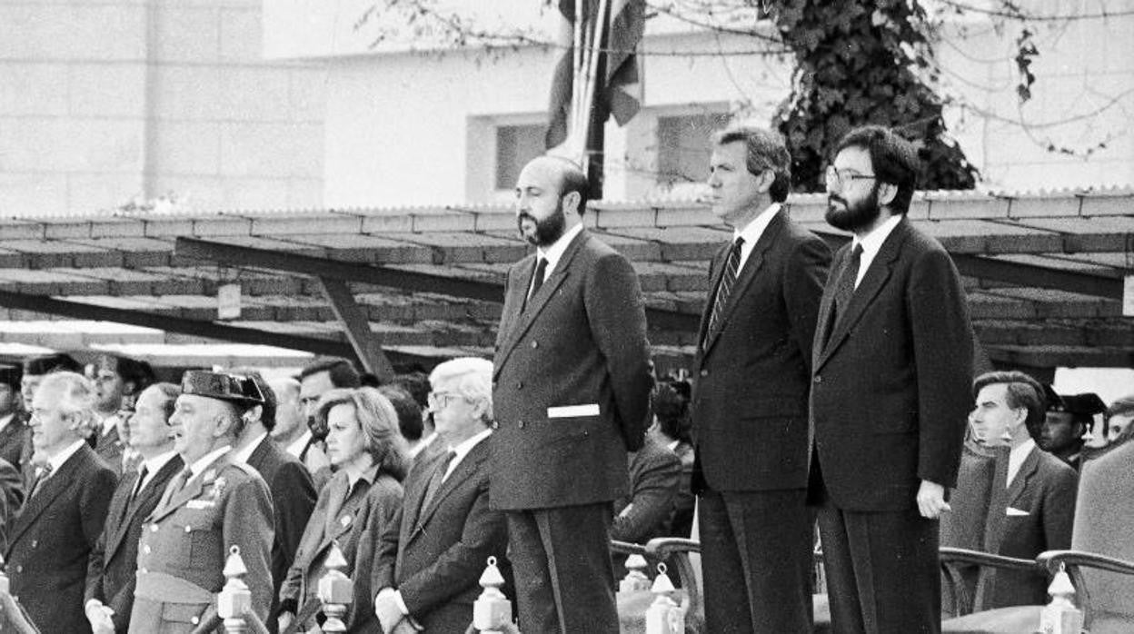 Luis Roldán durante su nombramiento como director general de la Guardia Civil