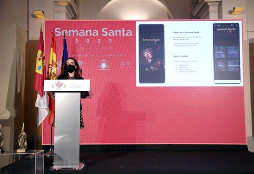 Presentación de la app Semana Santa Toledo, que se podrá descargas desde este lunes, 28 de marzo