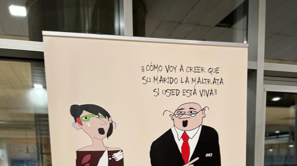 Viñeta de la polémica expuesto en el Institut Balear de la Dona