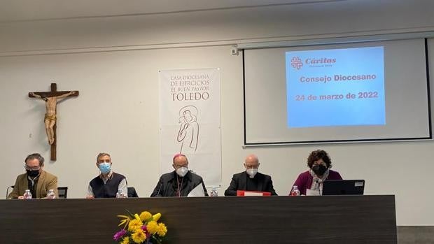 Celebrado el primer Consejo Diocesano de Cáritas presidido por el arzobispo Cerro Chaves