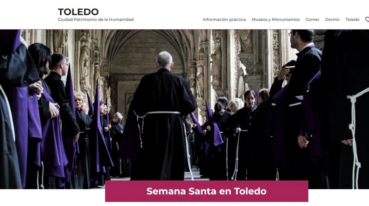 Una web para no perderse nada de la Semana Santa de Toledo