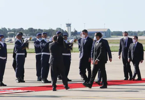 Sánchez llega a Rabat para reunirse con Mohamed VI