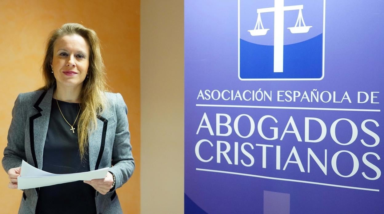 La presidenta de Abogados Cristianos, Polonia Castellanos