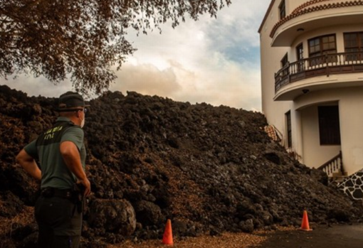 La colada en donde quedó parada milagrosamente en octubre