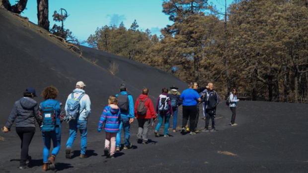 Lleno en La Palma para ver el volcán