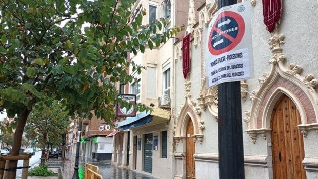 Procesiones del Miércoles Santo de la Semana Santa Marinera de Valencia suspendidas por la lluvia