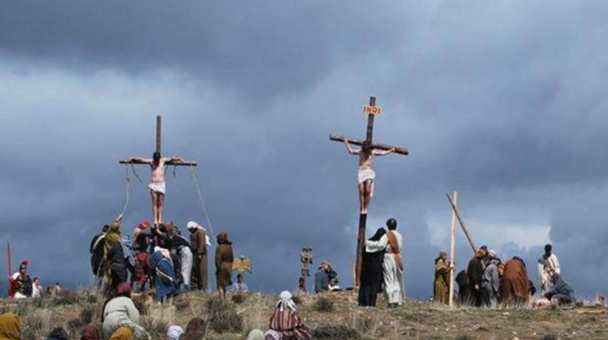 Imagen de la Pasión Viviente de Hiendelaencina (Guadalajara)