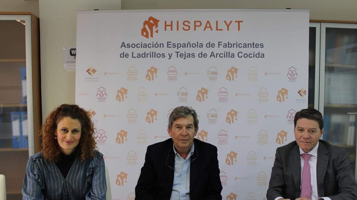 Representantes de Hispalut, con su presidente, Pedro Rognoni, en el centro