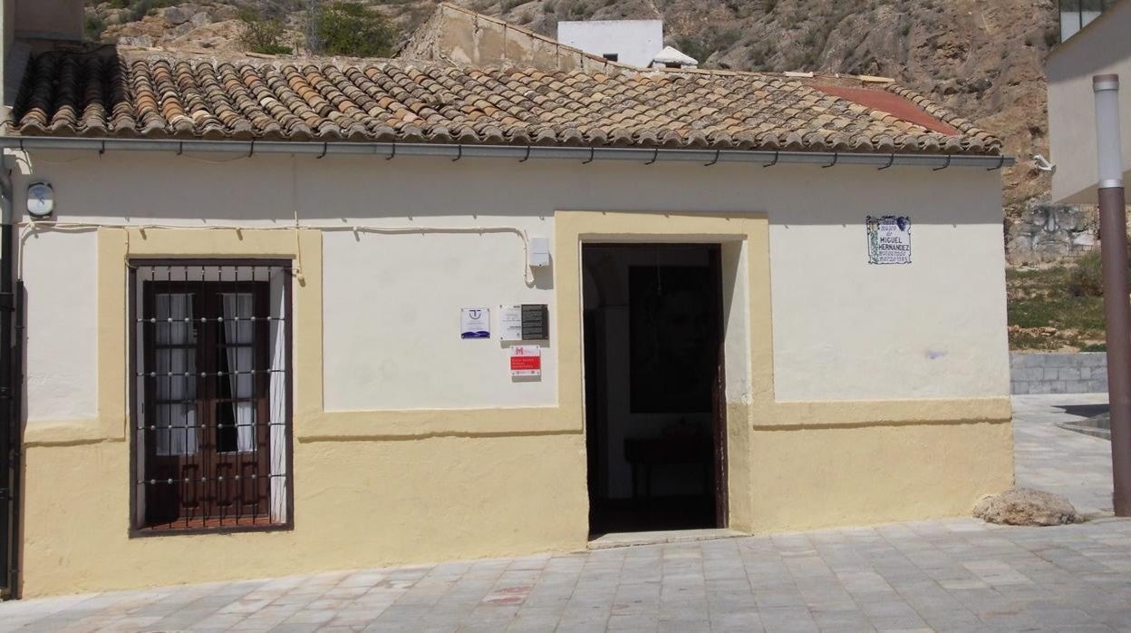 Casa Museo de Miguel Hernández, uno de los espacios culturales cerrados en Orihuela esta Semana Santa