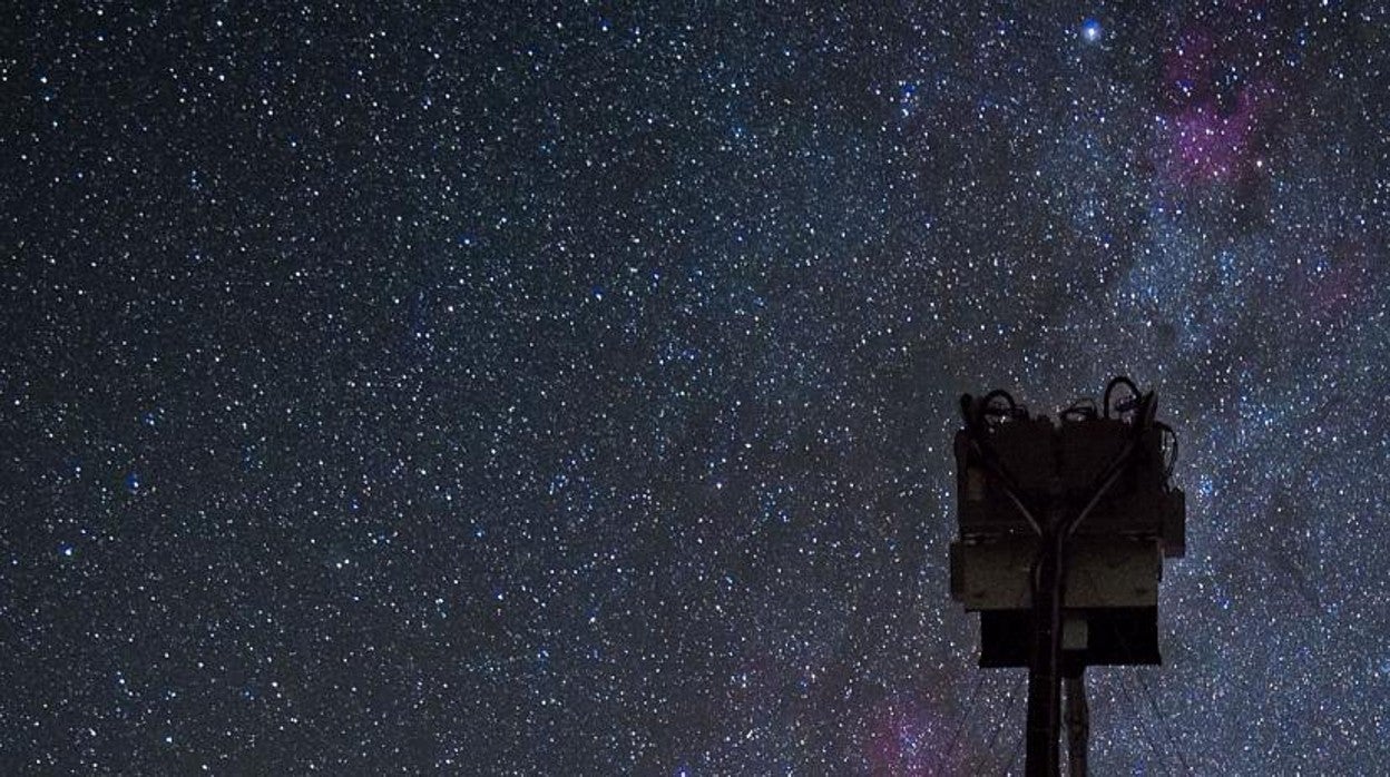 Telescopio MAGIC en La Palma