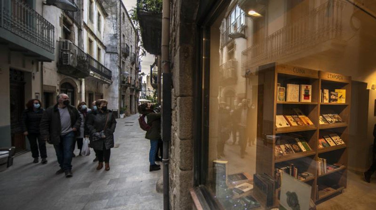 Una de las siete librerías de Calonge, en una imagen de archivo