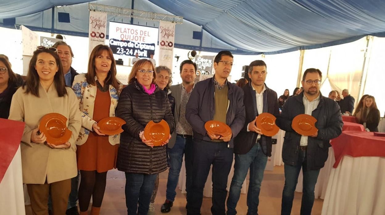 José Manuel Caballero ha presidido el inicio de las jornadas 'Sabores del Quijote', en Campo de Criptana