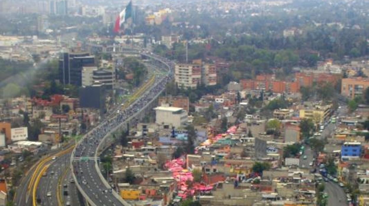 Vista aérea de Ciudad de México