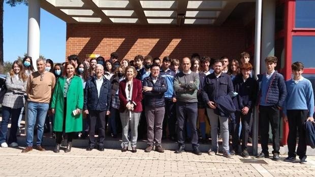 Los alumnos de Maristas, de visita en el Observatorio Meteorológico y Geofísico de Toledo