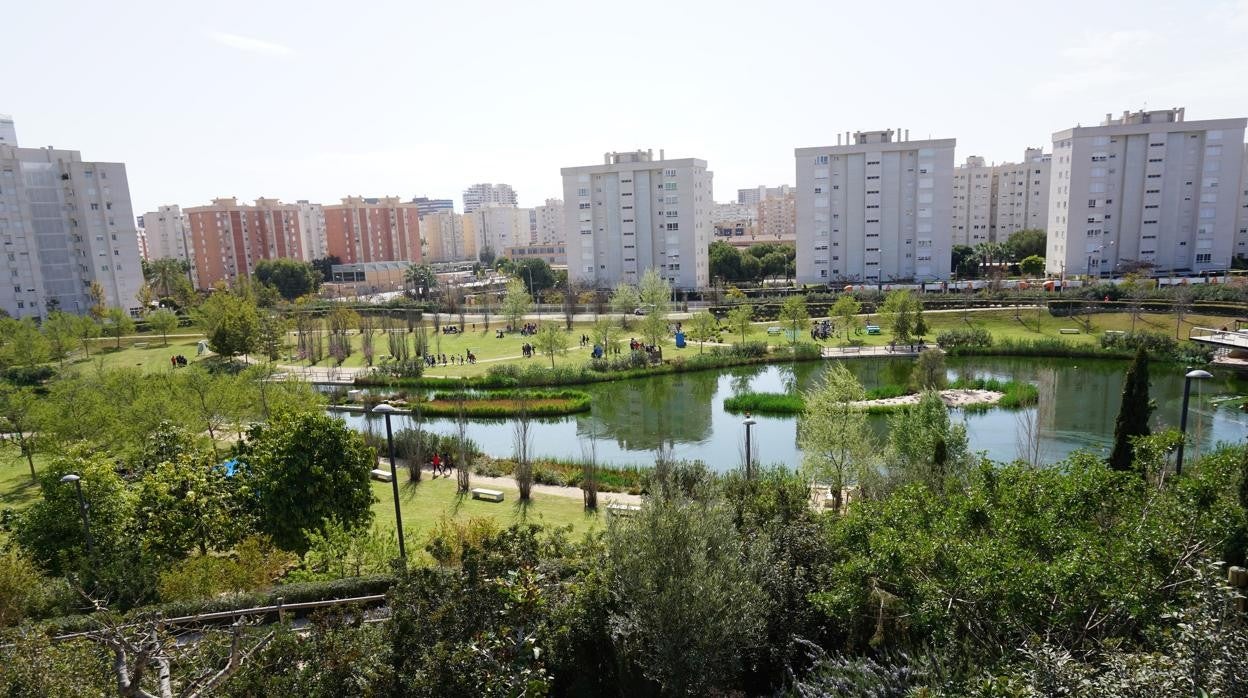 Imagen del parque de La Marjal en Alicante