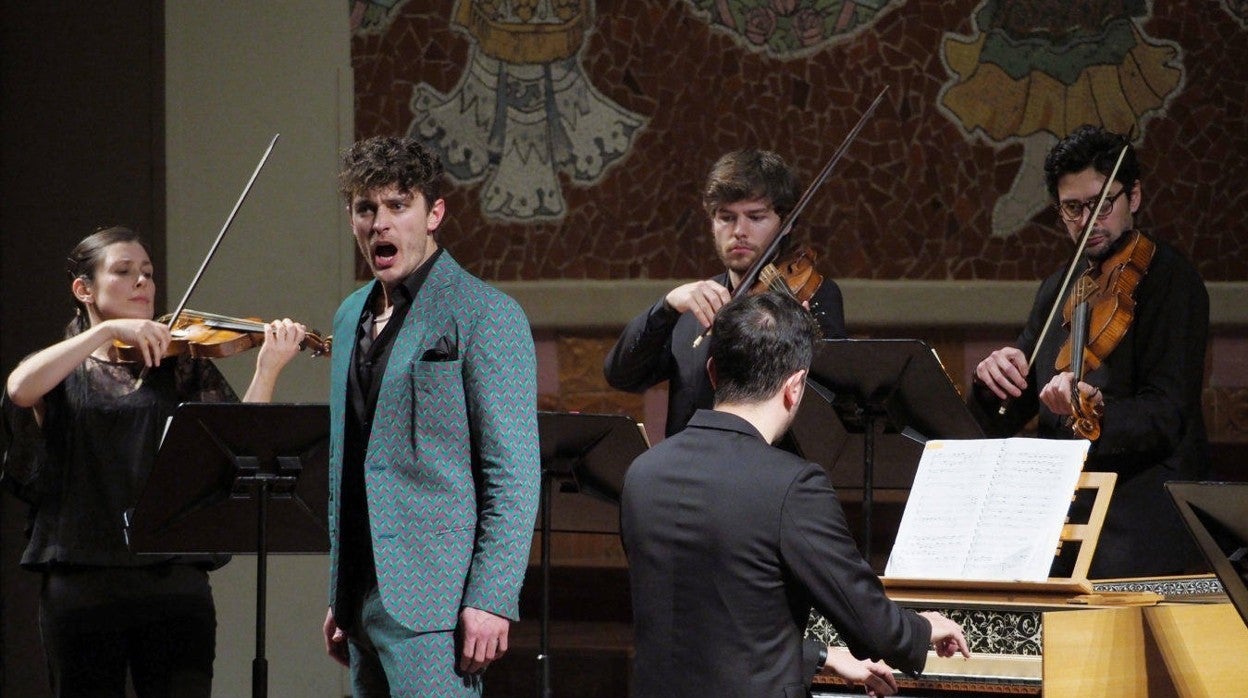 Orlinski, durante su anterior visita al Palau de la Música