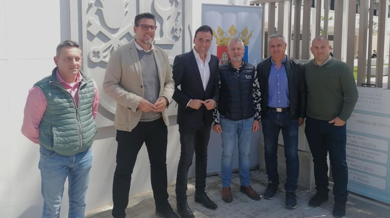 Visita del diputado de Infraestructuras a Granja de Rocamora