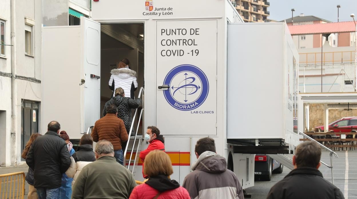 Campaña en Béjar de test de antígenos