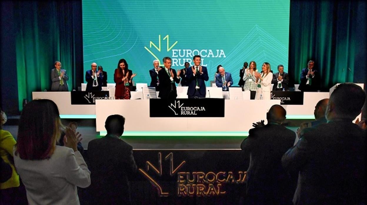 Un momento de la Asamblea General de Eurocaja Rural