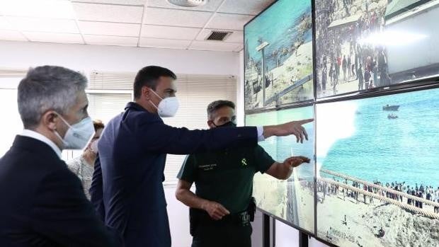 El primer hackeo del teléfono de Sánchez fue un día después de su visita a Ceuta por la crisis con Marruecos