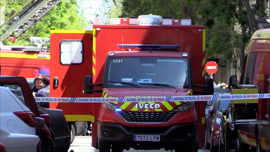 En directo: Así se encuentra el lugar de la explosión en la calle General Pardiñas de Madrid