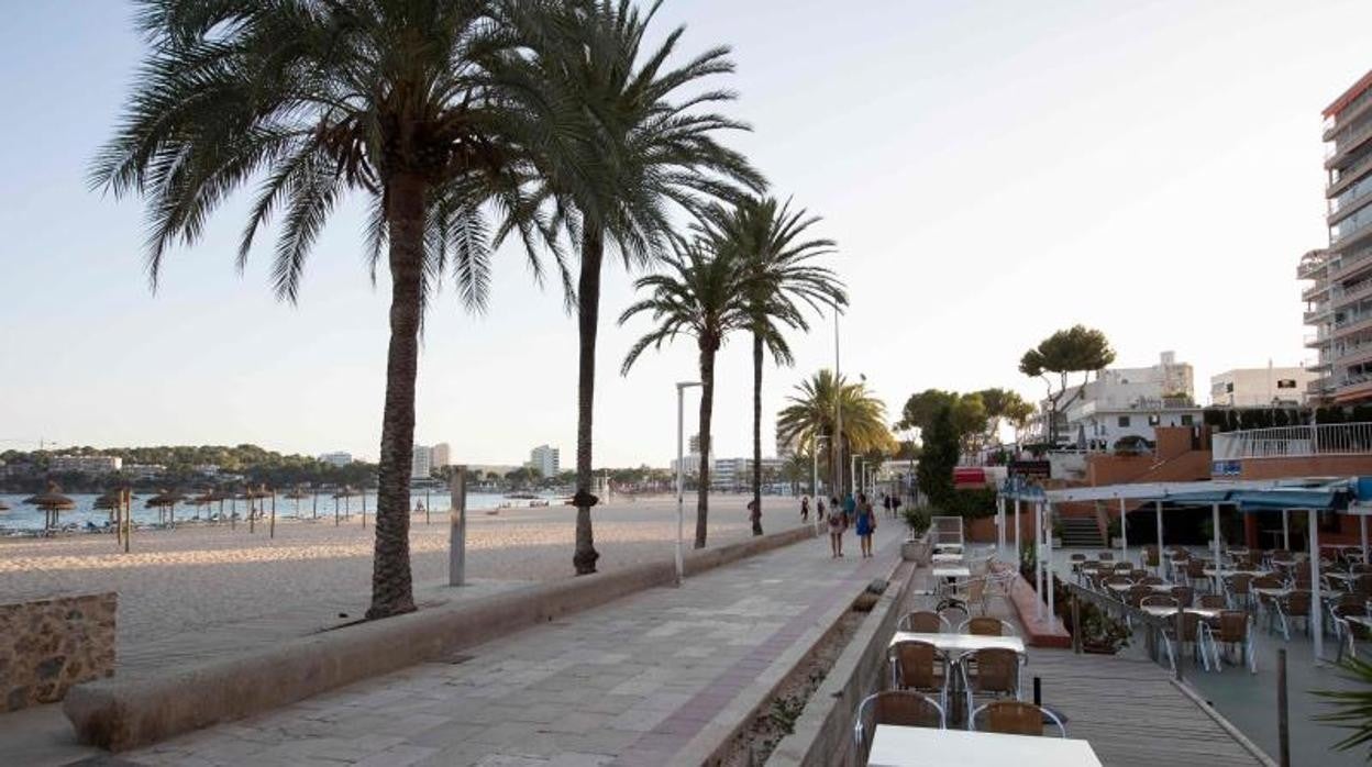 La playa de Magaluf (Mallorca) en una imagen de archivo