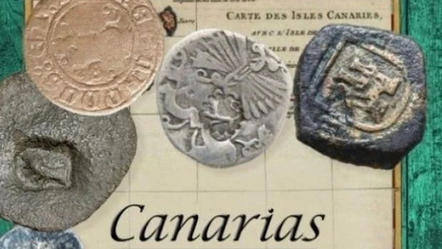 La primera moneda canaria, localizada en un mercadillo dentro de un lote que «nadie quería»