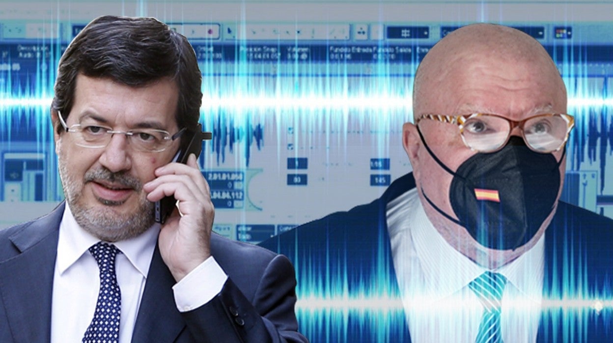 El juez de la Audiencia Nacional Fernando Andreu y el excomisario Villarejo