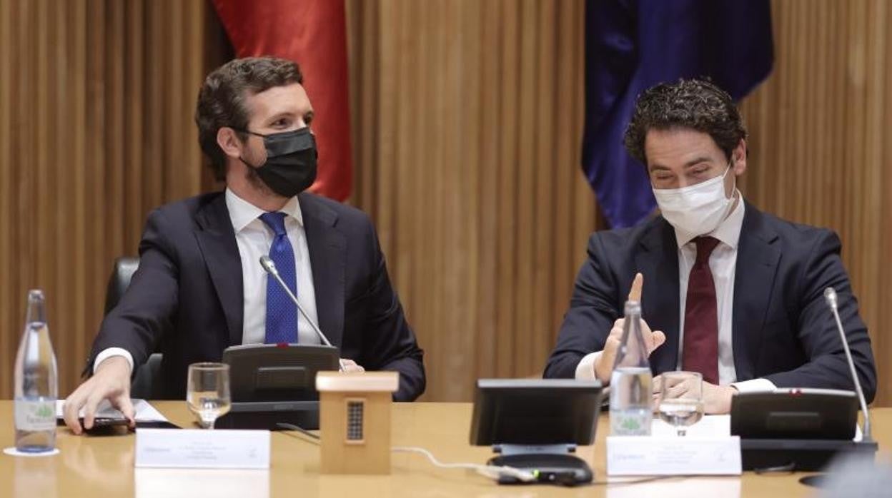 Pablo Casado y Teodoro García Egea, en una imagen de archivo