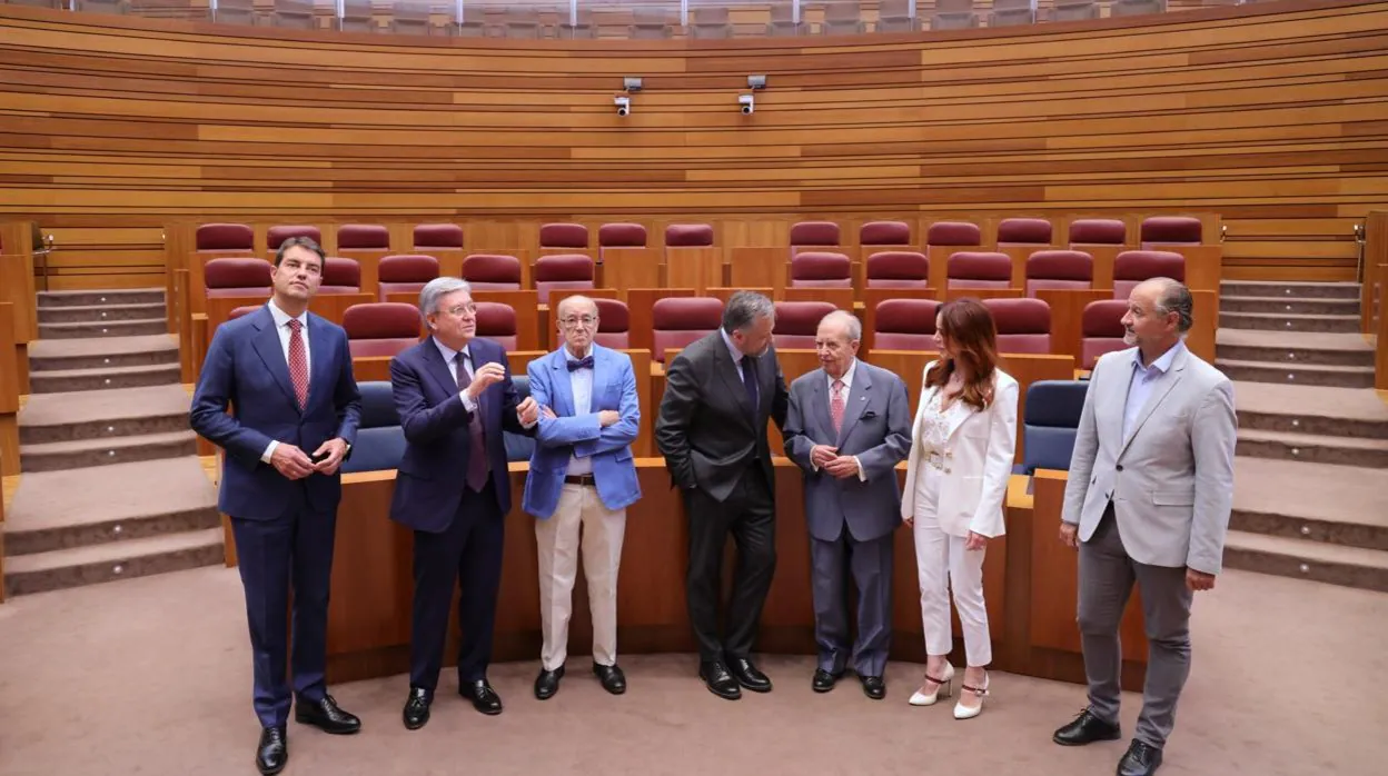 Reunión de ex presidentes de las Cortes de Castilla y León
