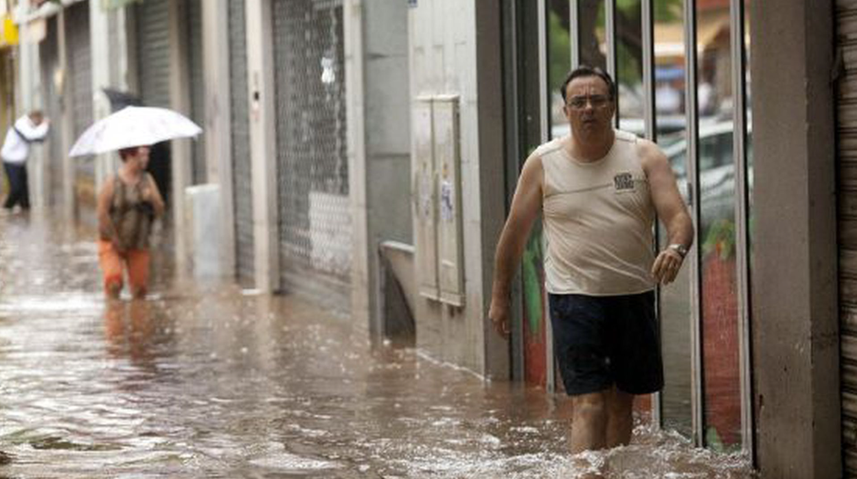 Imagen del temporal de Tenerife de 2014