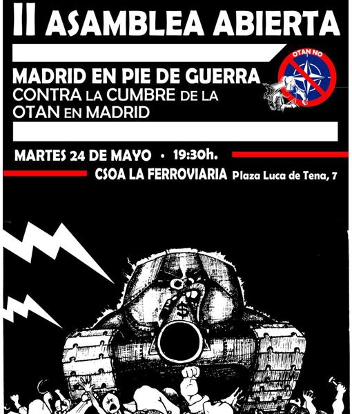 Cumbre de la OTAN en Madrid: antisistema y anarquistas preparan ya su boicot