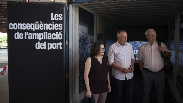 Compromís se alía con ERC y la CUP en el Congreso para pedir la demolición de la ampliación del Puerto de Valencia