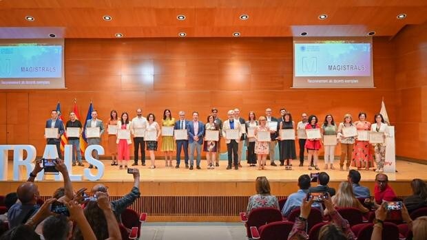 Estos son los veinticinco mejores profesores de la Comunidad Valenciana