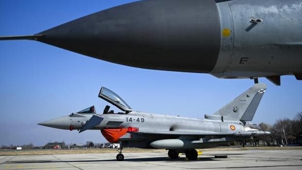 España prevé reforzar el contingente aéreo alemán en Estonia con cuatro cazas Eurofighter