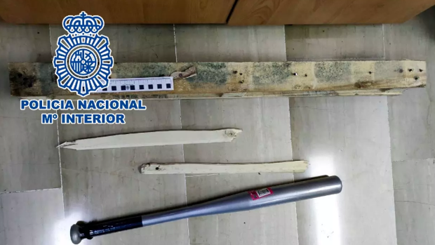 Cuatro detenidos por agredirse con palos y un bate de béisbol por insultos a una mascota en Alicante