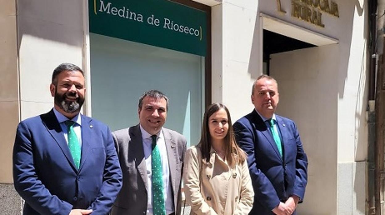 Inauguración de la nueva oficina de Medina de Rioseco, Valladolid