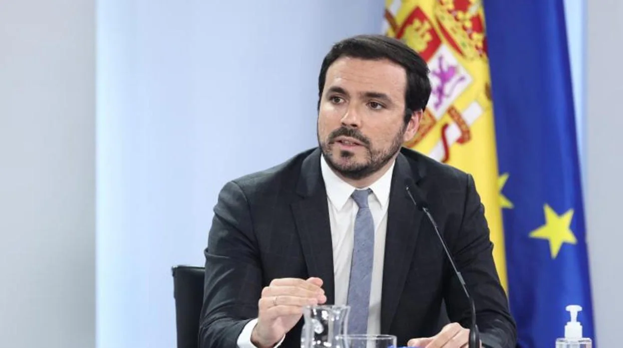El ministro de Consumo, Alberto Garzón, este martes tras el Consejo de Ministros