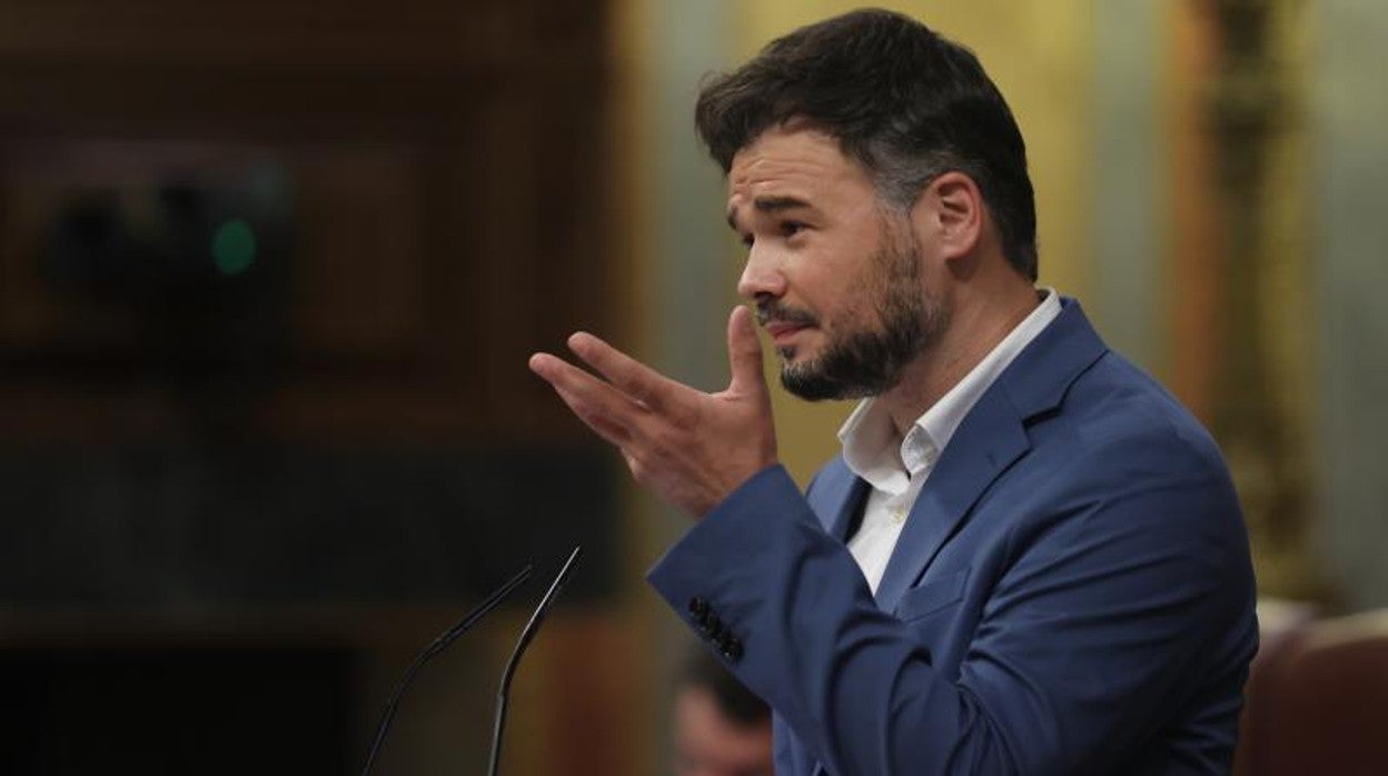 Rufián, este miércoles en el Congreso