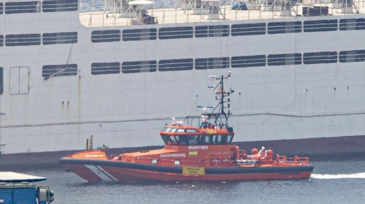 El barco de salvamento marítimo Salvamar Draco