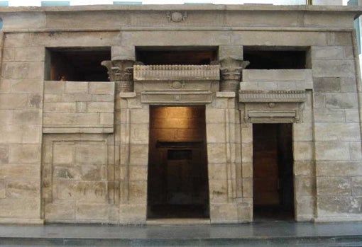 El templo de Taffa en el Museo Nacional de Antigüedades de Leiden